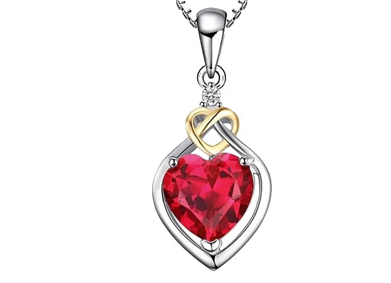 Pendant Ruby Stone Handcrafted Necklaces & Pendants
