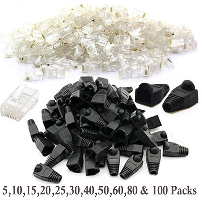RJ45 Stecker und Stiefel Cat5e Cat6 Netzwerk LAN Ethernet Patchkabel Großhandel