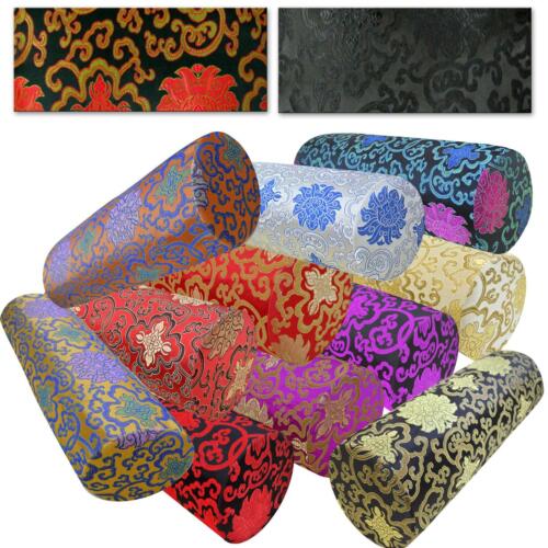 Bolster Cover*Chinese Rayon Brocade Neck Roll Long Tube Yoga Pillow Case*BL2 - Picture 1 of 53