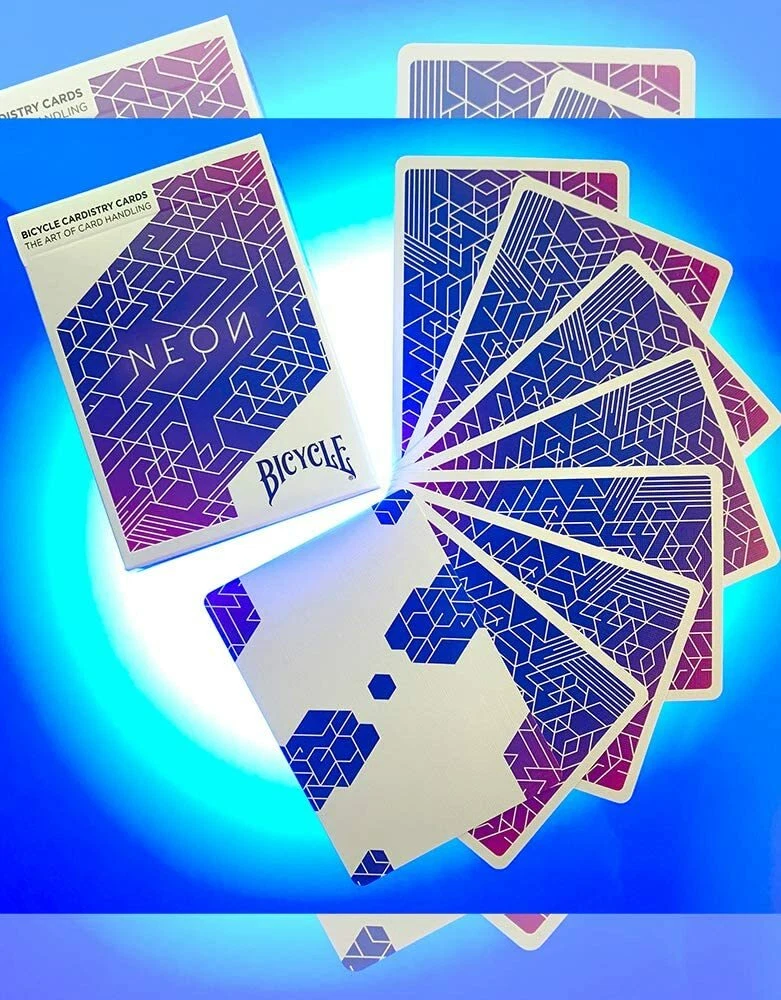Bicycle neon cardistry sale