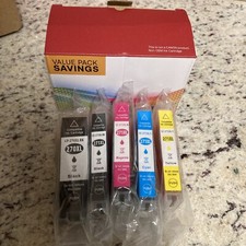 New, Sealed for Canon 270XL Black 271XL Color Ink Cartridges Value 5 Pack