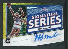 2020-21 JEFF MALONE 8/8 AUTO PANINI DONRUSS OPTIC MOJO SIGNATURE SERIES GOLD