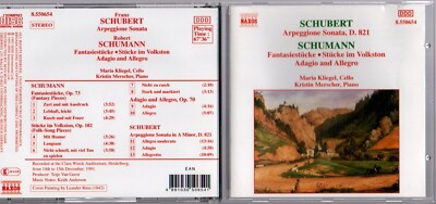 Schubert & Schumann - Works for Cello with Maria Kliegel (Naxos CD)