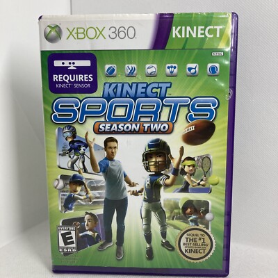 Kinect Sports: Season Two (Microsoft Xbox 360, 2011) Complete Tested Works CIB