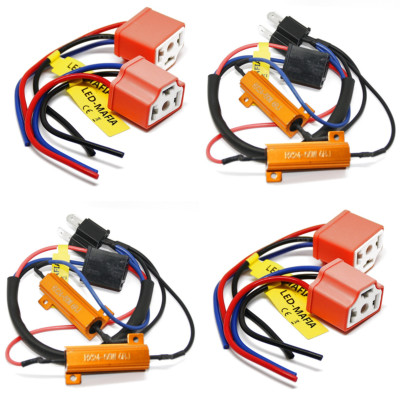 H4 Bulb Socket Resistor Load Resistors Socket Connector Socket Headlight