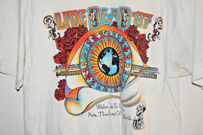 Grateful Dead 1987 Tシャツ ヴィンテージ USA製 1987 Live Dead 87' The Grateful Dead Eyes of the World T-Shirt