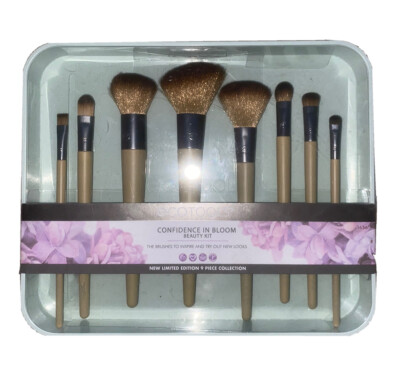 EcoTools Confidence In Bloom Makeup Brushes Kit 9 Pieces Beauty Kit