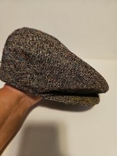 Vintage Newsboy Cap Made In USA Union Label Small 6 3/4-6 7/8 Peeky Blinders Hat
