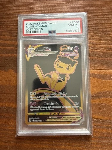 PSA 10 Mew VMAX Tg30/Tg30 - Sword & Shield - Lost Origin - Pokemon TCG
