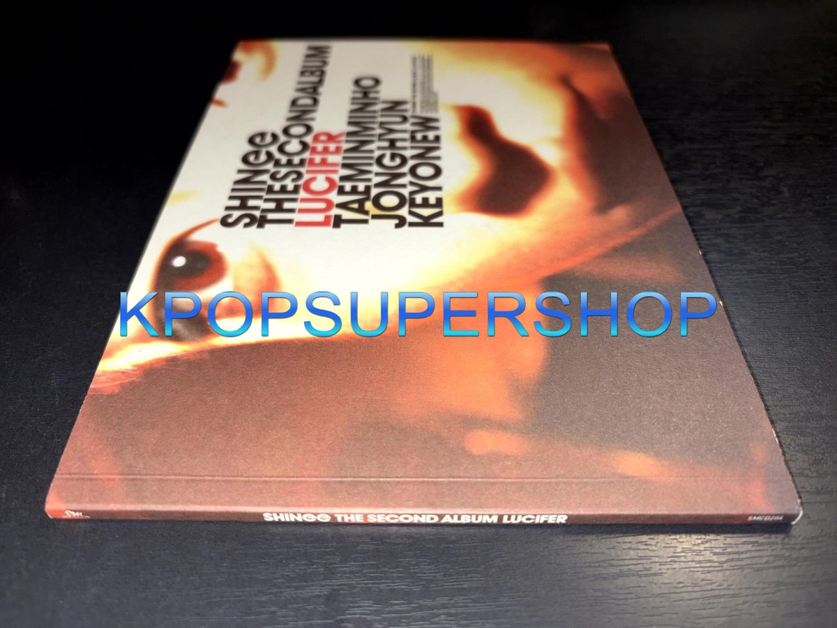 SHINee 2nd Album Lucifer Type B CD Photobook Great Rare OOP Second