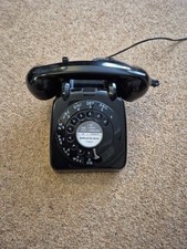 Vintage 1960s Retro GPO 706 Telephone  -  Black