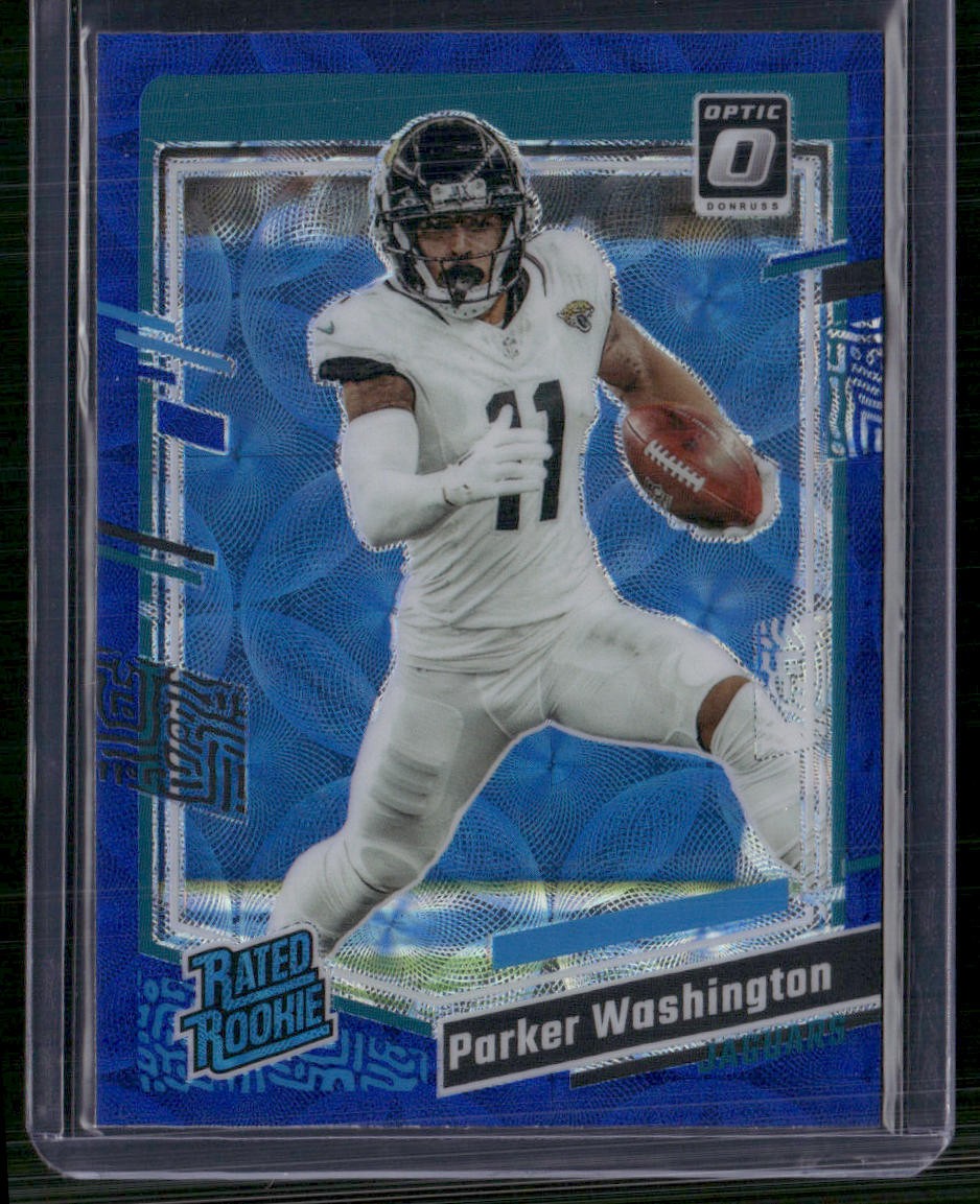 Parker Washington Panini Donruss Optic #254 Blue Scope