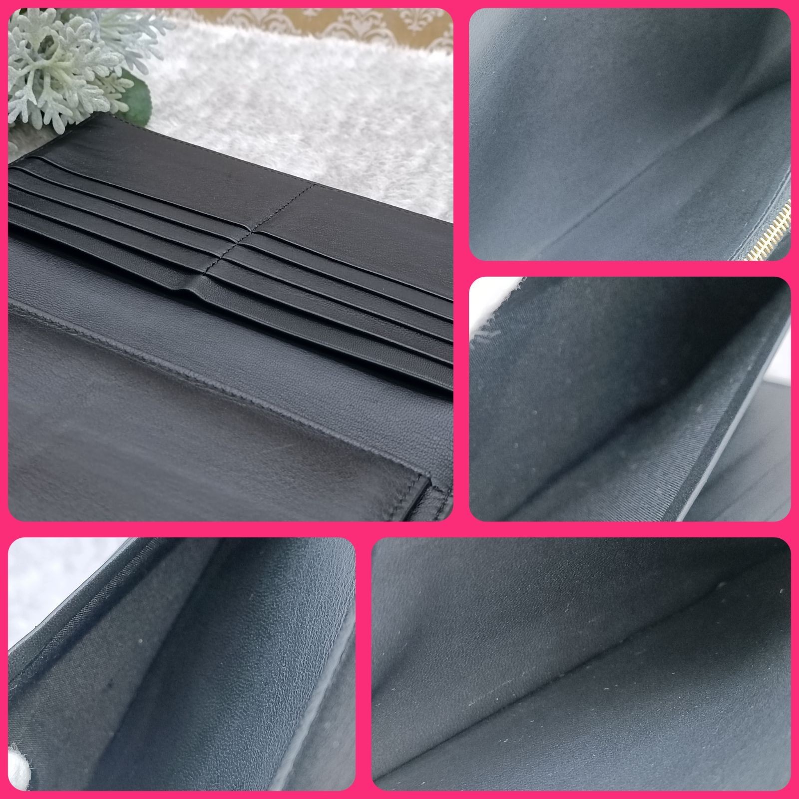 CELINE Celine Tri fold Multi function Long Wallet… - image 8