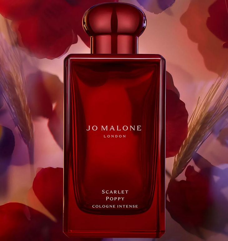 JO MALONE Scarlet Poppy Cologne Intense Spray 3.4oz/100ml for