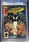 Amazing Spider-Man #255 CGC 9.8 1984 WP 1ST BLACK FOX Black Suit Spidey