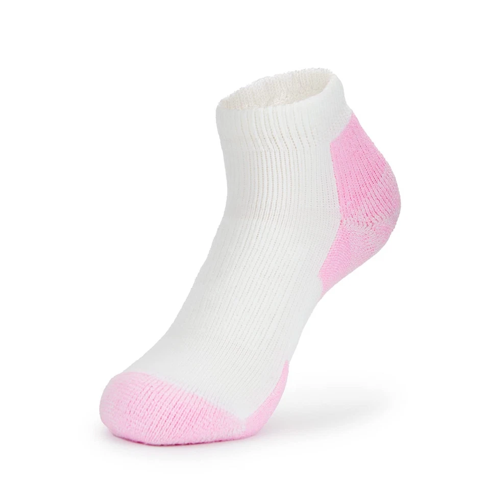 Womens Dwmxw Max Cushion Distance Ankle Walking Socks, Pink (6 Pairs), Medium US - Image 2 of 4