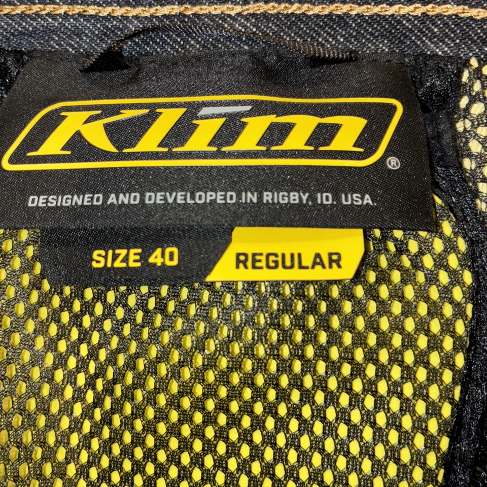 Pantalones de mezclilla para hombre KLIM K Fifty 2 motocicleta D30 almohadillas talla 40 Cordura Foto 4 de 4