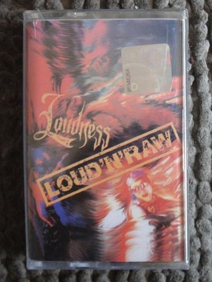 (915 ) Malaysia sealed WEA Cassette Tape - LOUDNESS ''Loud 'N' Raw''