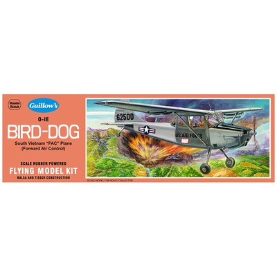 Guillow's: Flying Model Kit - Cessna O-1E Bird-Dog , DIY Airplane Building Kit