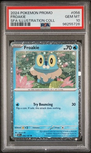 2024 POKEMON OBF EN-OBSIDIAN FLAMES #056 FROAKIE PSA 10