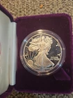 1986-S Proof American Silver Eagle $1 Coin 1oz .999 Fine Silver with Velvet Box