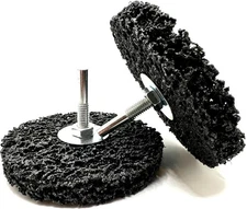 2 Pack Paint Stripping Disc Drill Attachment | 4" x 1/2" Wide with 1/4" Shaft...