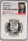 1966 SMS Kennedy Half Dollar NGC MS 68 CAMEO SP68CAM Frosty Coin 50C