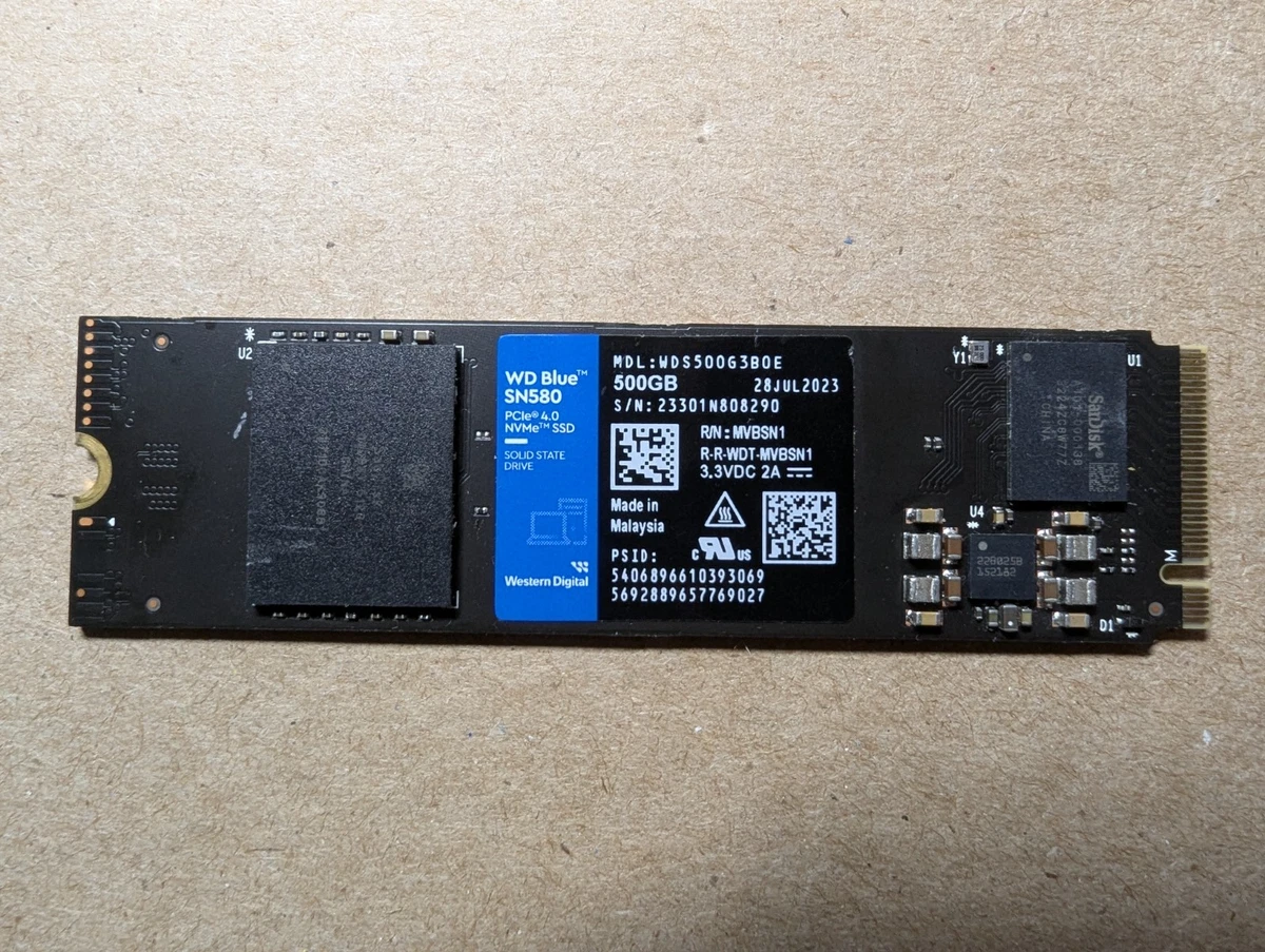 新品未開封 m.2 NVMe 500GB SSD Western Digital Western Digital M.2 Interface Solid State Drives 500 GB Storage
