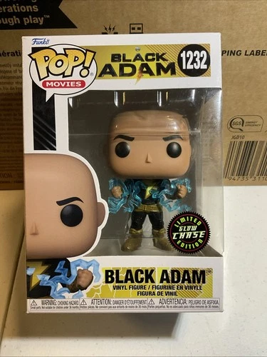 Funko Pop MOVIES DC BLACK ADAM # 1232 CHASE GLOW IN THE DARK GITD LIMITED