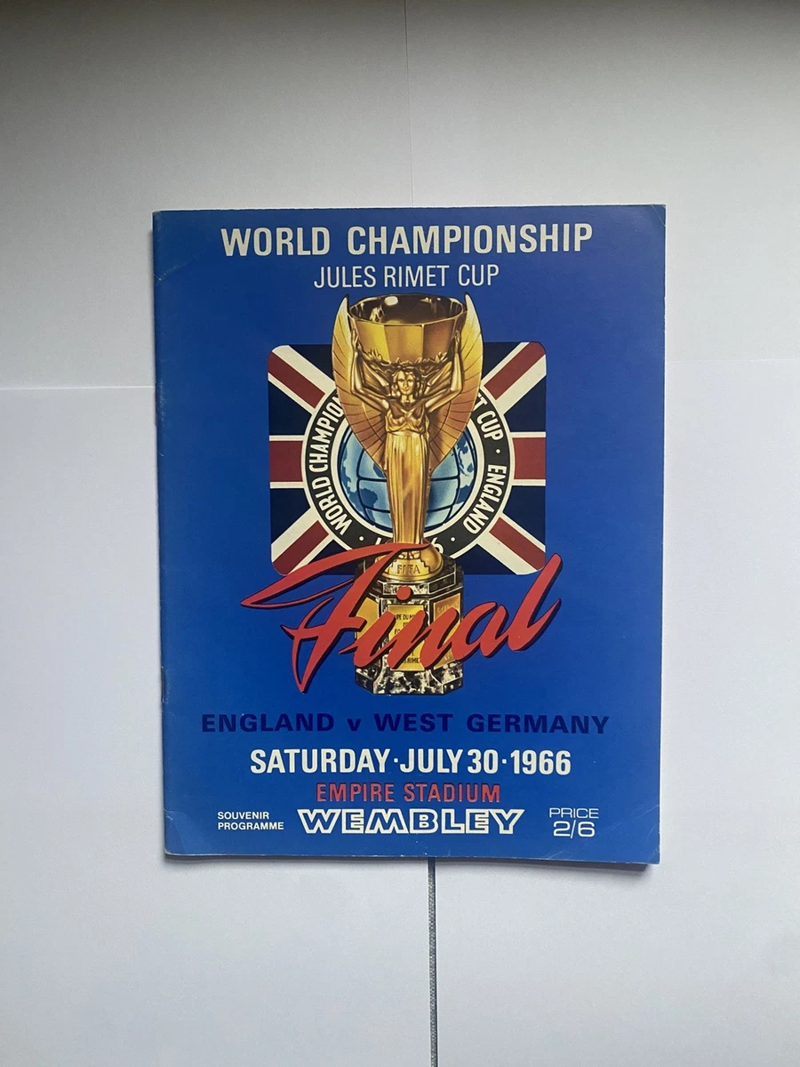 Programme Officiel Coupe Du Monde 1966 - Brochure Tournoi, Bon état