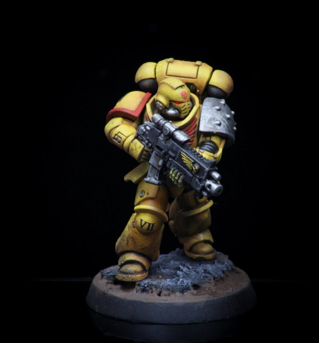 Warhammer 40k – Dadi Imperial Fists Primaris Space Marine 10a Edizione, Nuovi In Prevendita