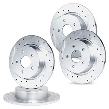 WGPN2-52011 R1 Concepts 4-Wheel Set Brake Discs Front & Rear for Pontiac Fiero