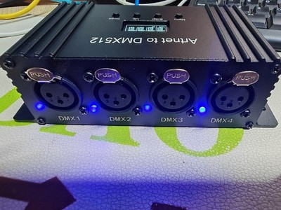 4 Port 2048CH Artnet sACN RDM - DMX512 Node light controller