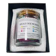 Bible Verse Jar, Read Me When Bible Verses Jar for Emotions and Feelings, Christ