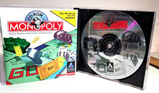VTG 1997 Hasbro Interactive MONOPOLY Windows PC Computer Game CD-ROM Complete-3D