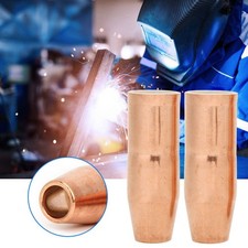 2pcs MIG Welding Gun Nozzle 1/2inch 169724 for M-25/M-40 Hobart MIG Gun