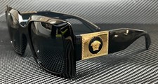 VERSACE VE4405 GB1 87 Black Square Pilot Men's 54 mm Sunglasses