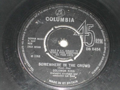 Solomon King - Somewhere In The Crowd / Hava Nagila