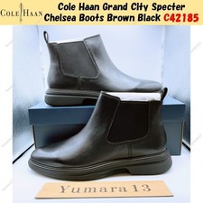 Cole Haan Grand City Specter Chelsea Boots Brown Black C42185 Men's Size