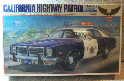 Vintage Yodel California Highway Patrol Dodge Monaco SEALED Model Car Kit