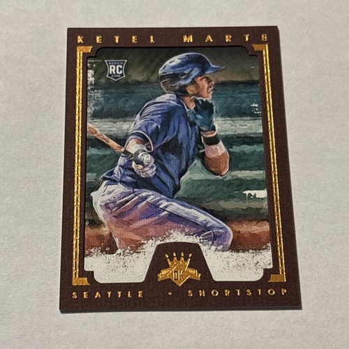 Ketel Marte 2016 Diamond Kings Framed Parallel Rookie Card #148 Seattle Mariners