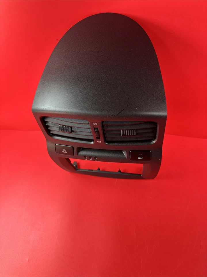 Hyundai Santa Fe 2001-2006 radio bisel tablero moldura panel ventilación central 2005 2004 OEM Foto 4 de 4