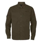 Harkila Men's Eirik Reversible Shirt Jacket - Dark Warm Olive/Burgundy