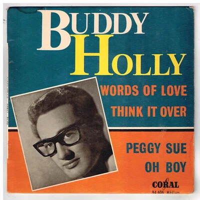 Buddy HOLLY Peggy Sue 7" 45 tours EP - Photo 1/4