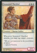 MTG - 9th Edition - Seasoned Marshal - Foil - NM