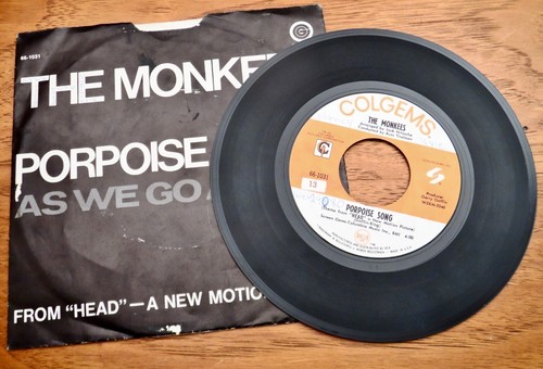 The Monkees ♫ Porpoise Song ♫ Rare 1968 Colgems Records 7" Vinyl Single 45 - Picture 2 of 3