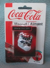 USA PATRIOTIQUE OURS POLAIRE BUVANT COCA COLA AIMANT 3D EXCELLENT ÉTAT1