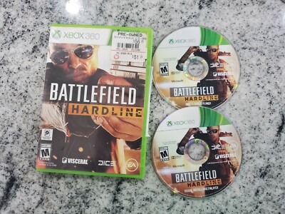 Battlefield Hardline (Microsoft Xbox 360, 2015) Free Fast Shipping 