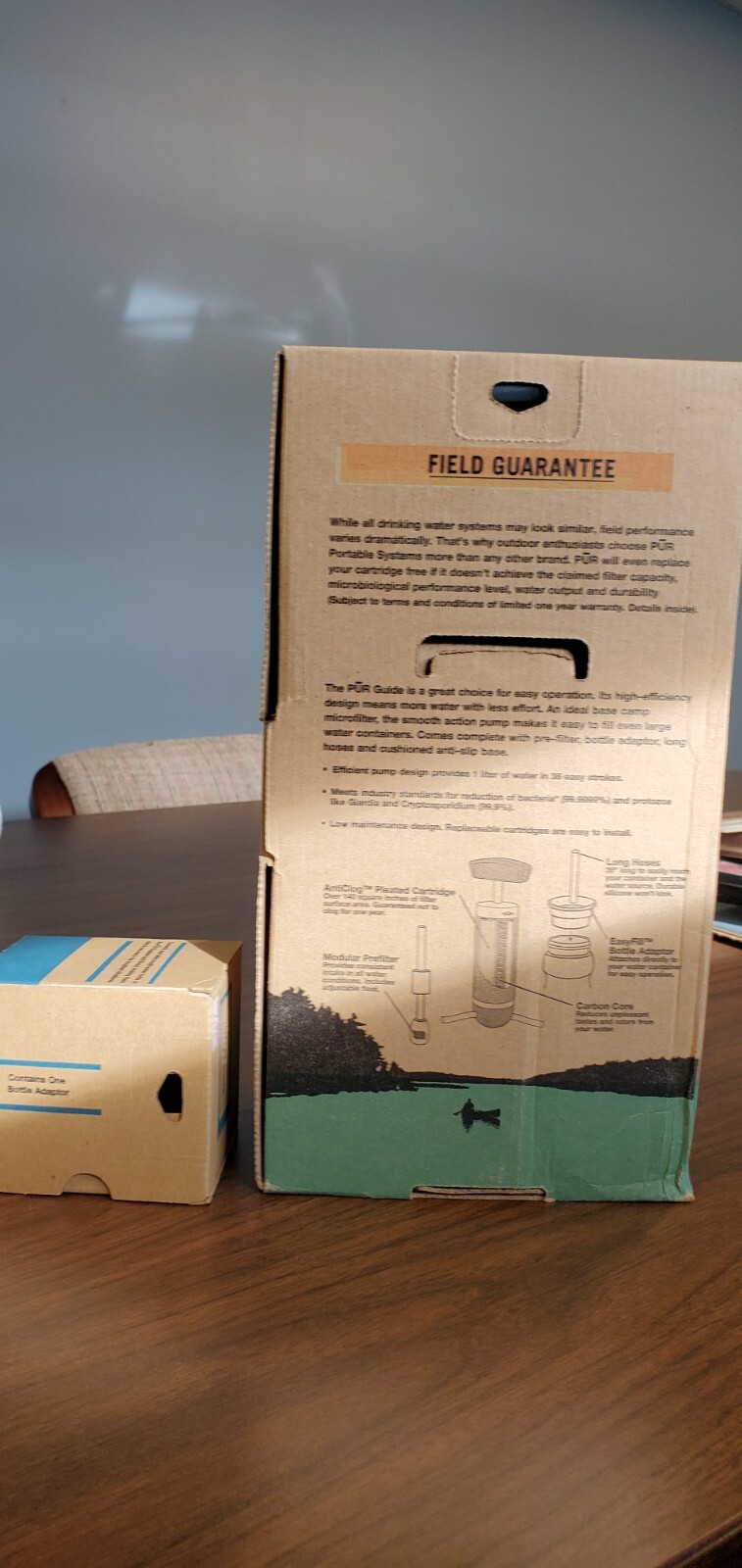 NEW PUR Hiker Microfilter Water Filter Series A 4260401 W/ Bottle