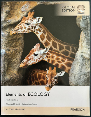 Smith & Smith: Elements of Ecology. 9. Edition Gobal Edition Pearson Neuwertig!